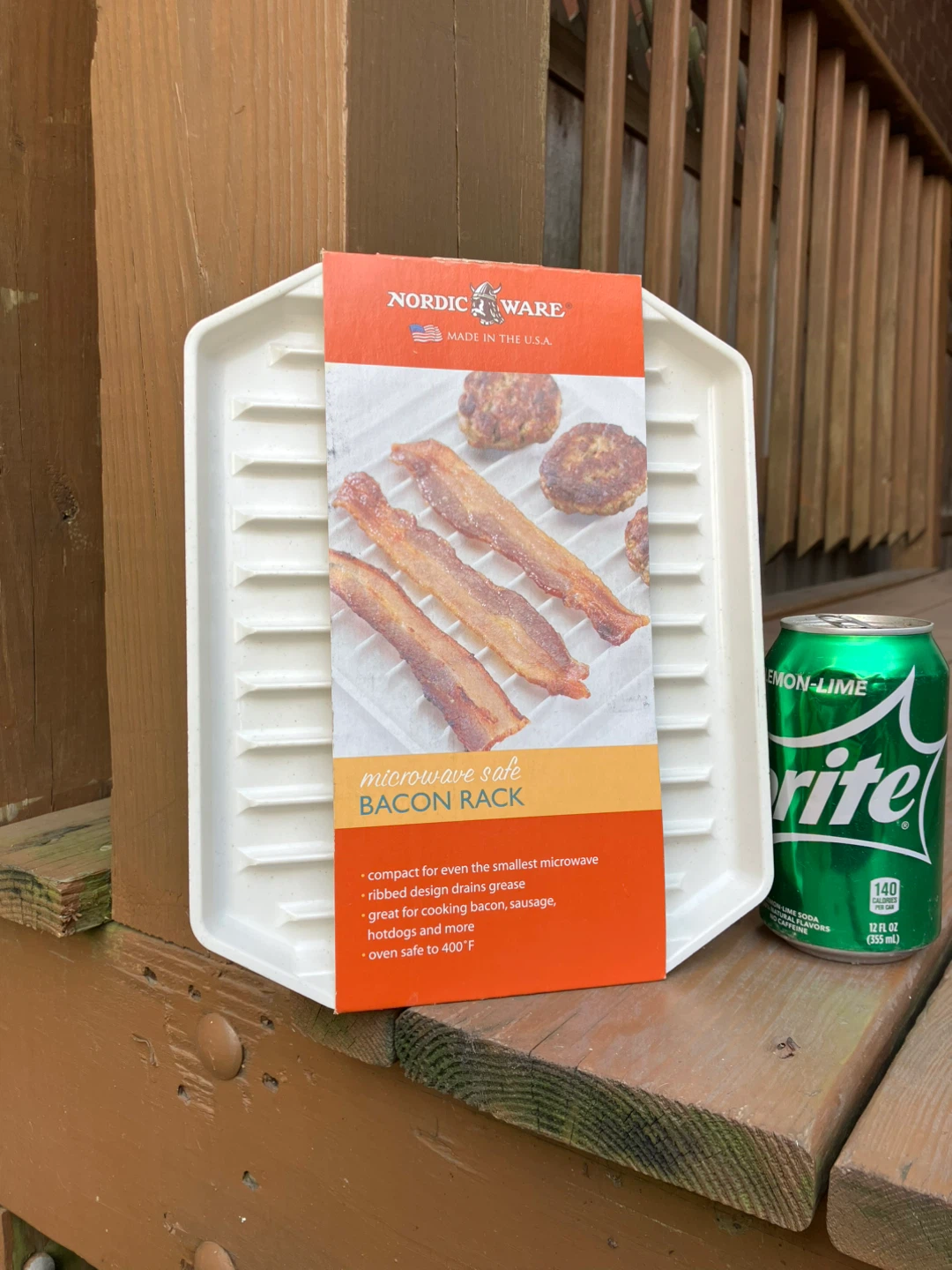Nordic Ware Microwave Safe Bacon Rack - Brand New - photo 2