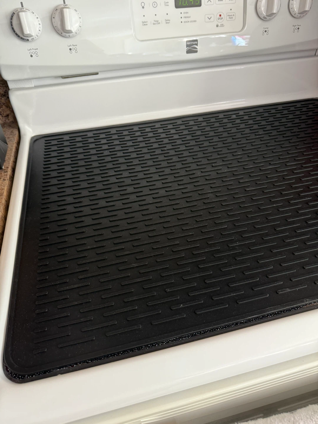 New Stove Top Protector Cover - Black