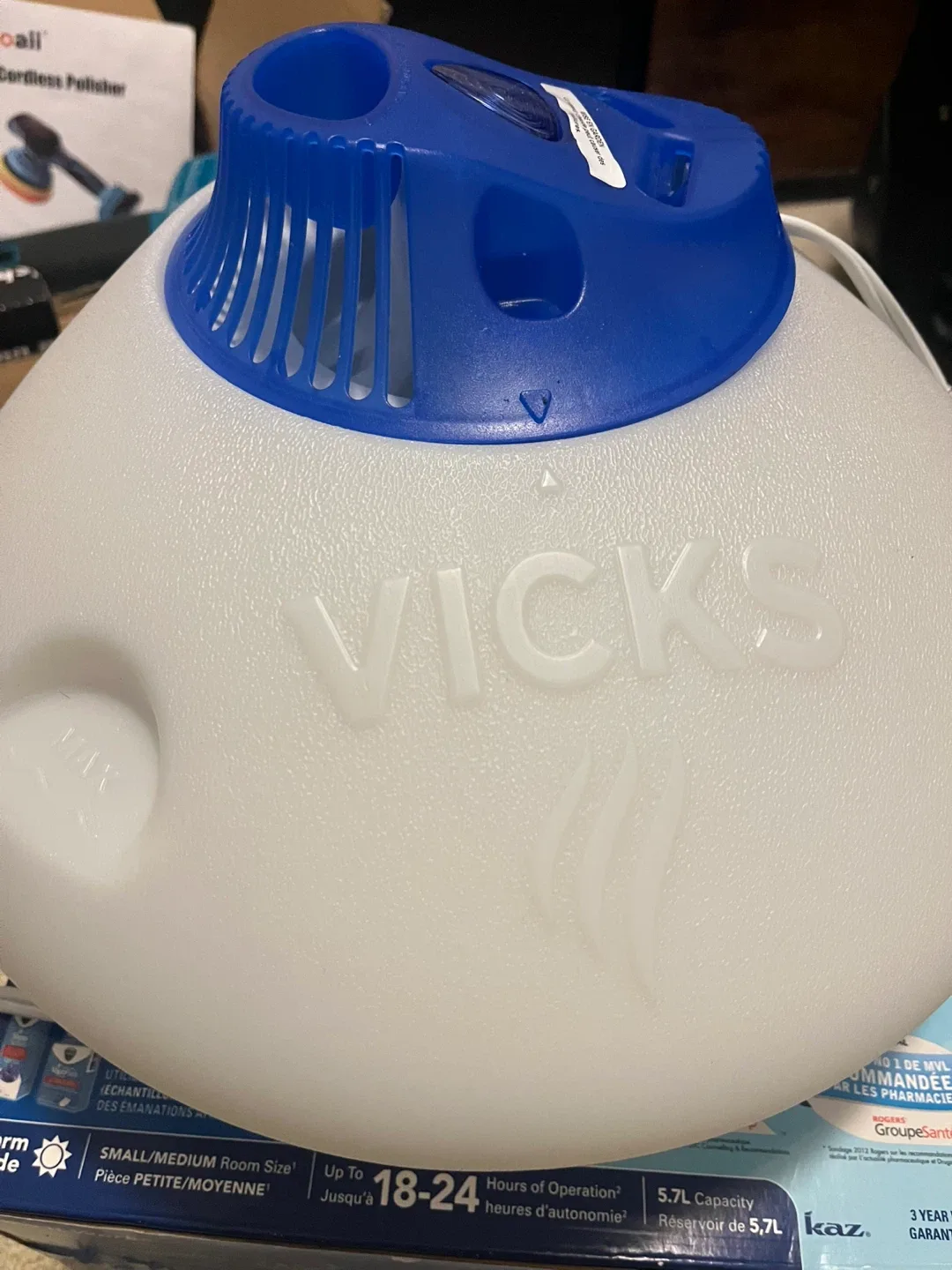 Vicks WarmSteam Vaporizer image indicator(3)
