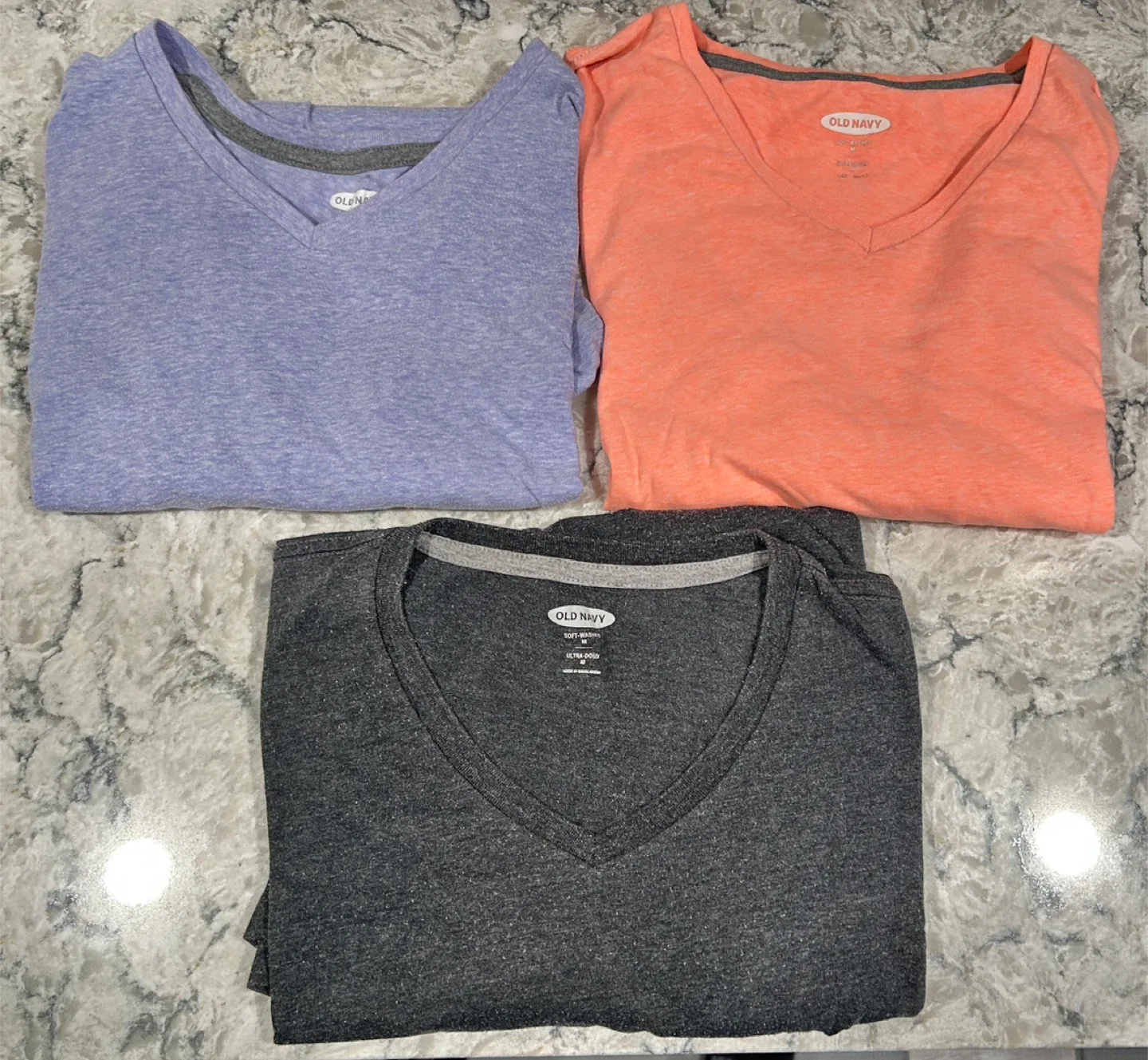 Men’s Soft Wash V-Neck T-Shirts (Old Navy)