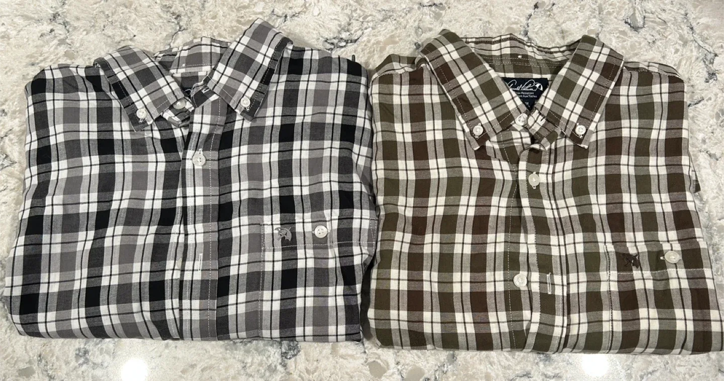 Men’s Arnold Palmer Stain Resistant Plaid Shirts