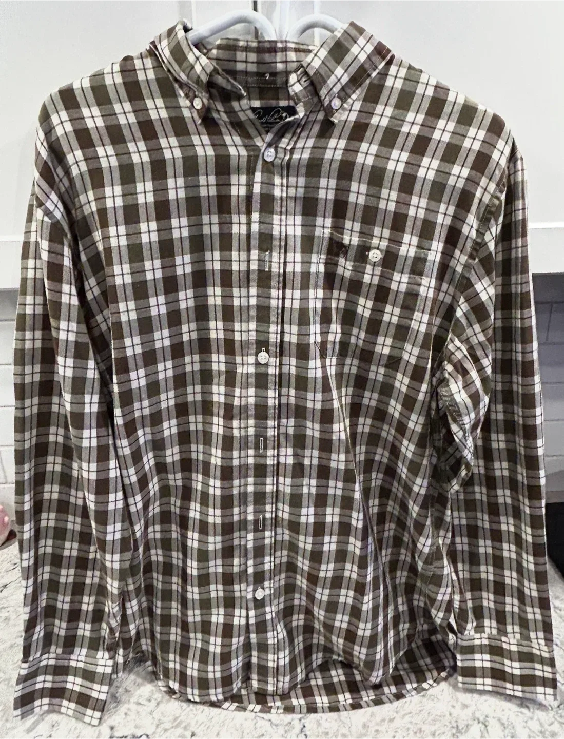 Men’s Arnold Palmer Stain Resistant Plaid Shirts image indicator(2)