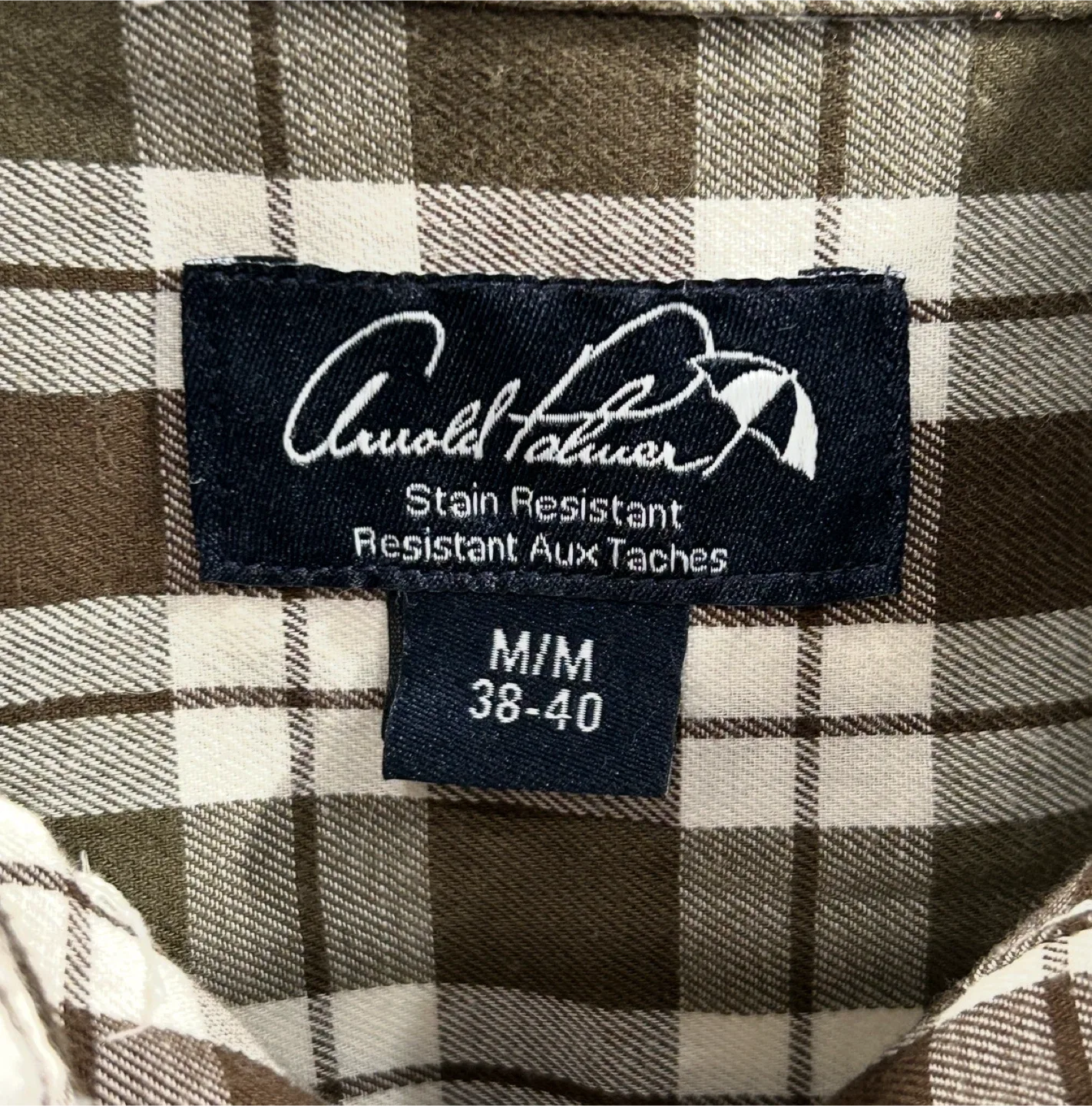 Men’s Arnold Palmer Stain Resistant Plaid Shirts image indicator(4)