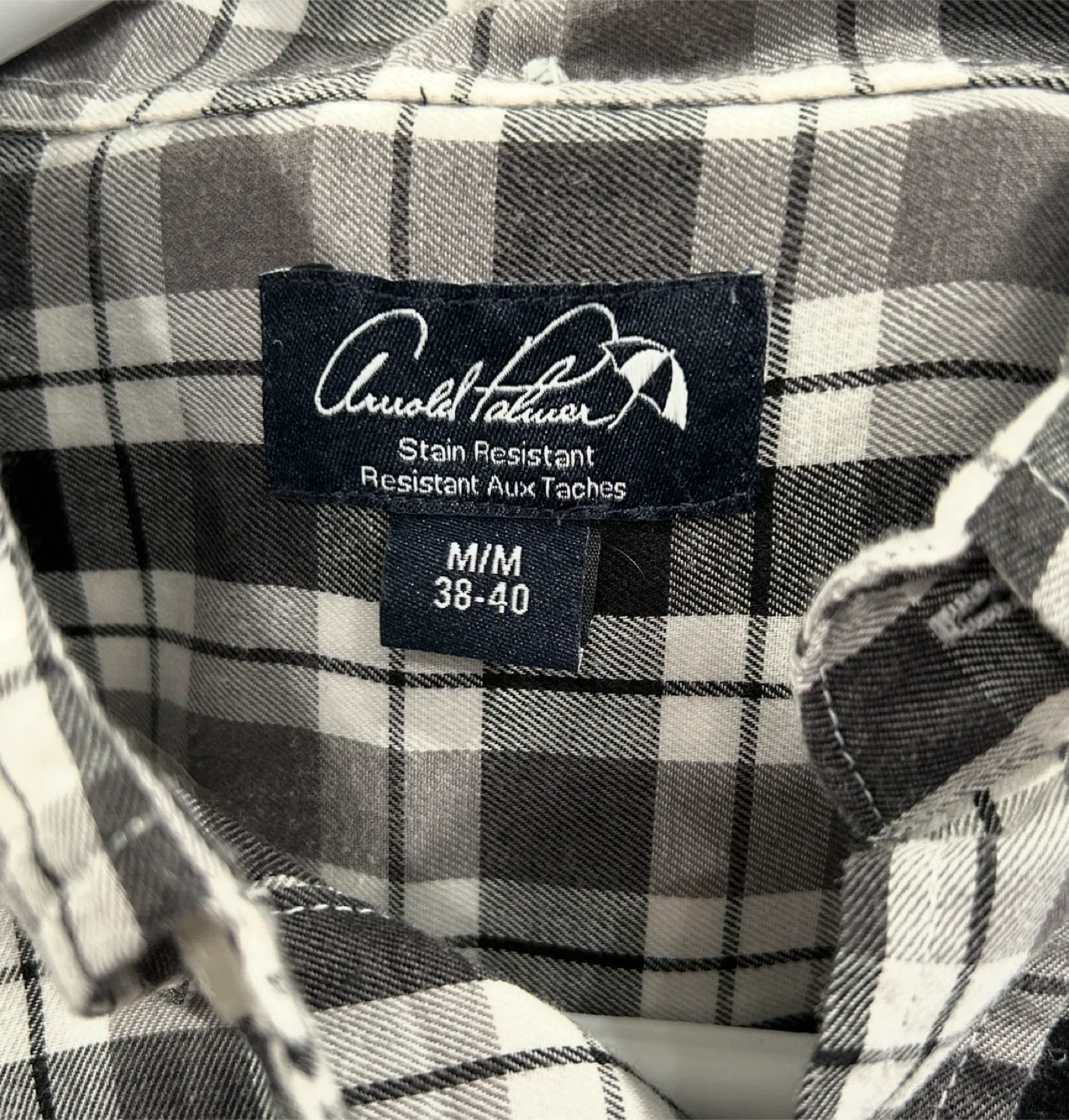Men’s Arnold Palmer Stain Resistant Plaid Shirts image indicator(7)