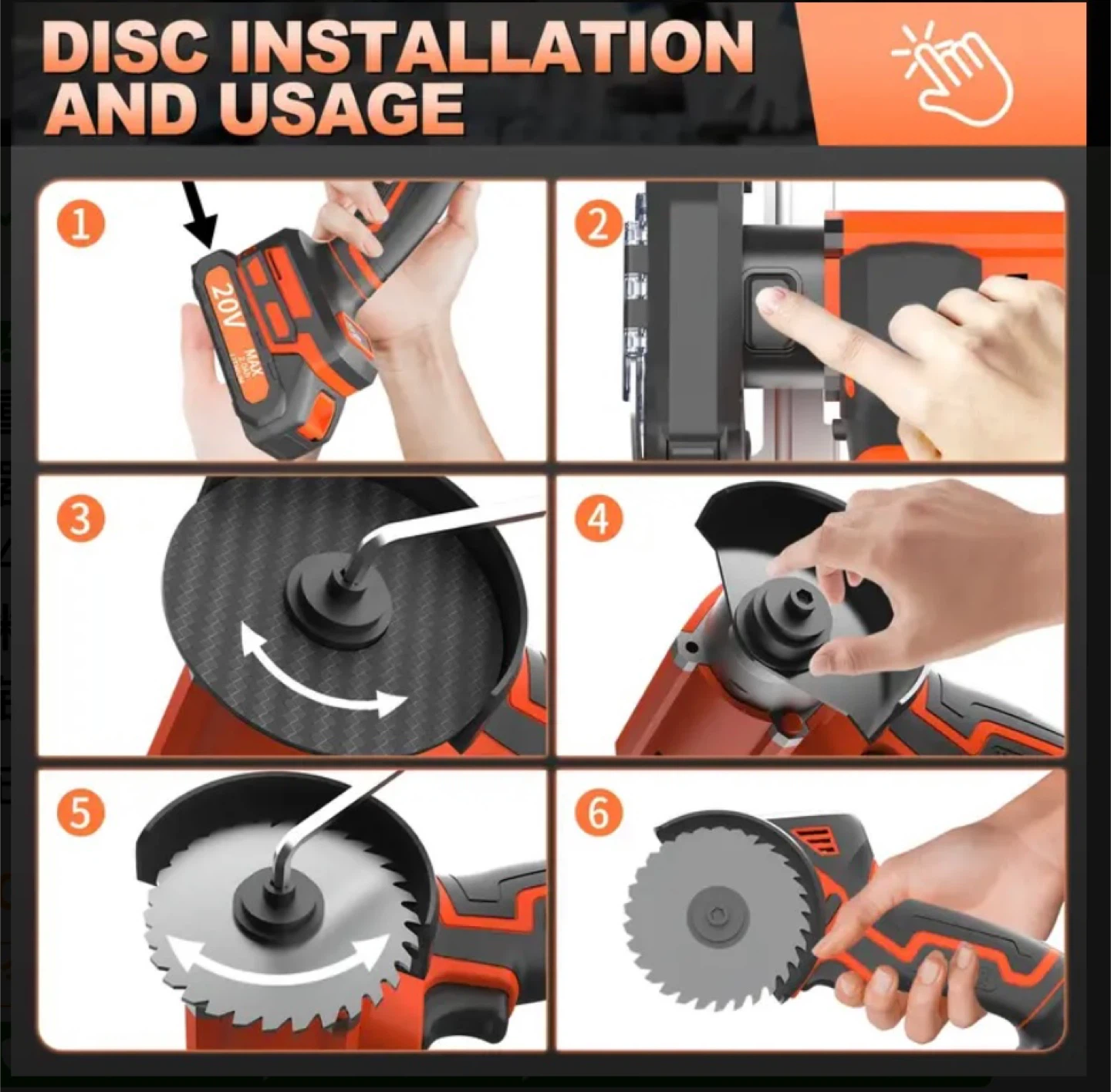 Brushless 3-inch Heavy-Duty Circular Saw Set - photo 5