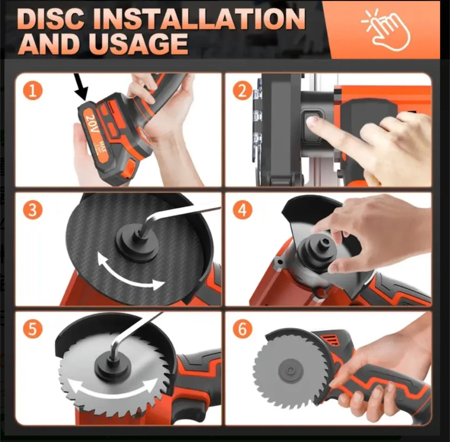 Brushless 3-inch Heavy-Duty Circular Saw Set image indicator(5)