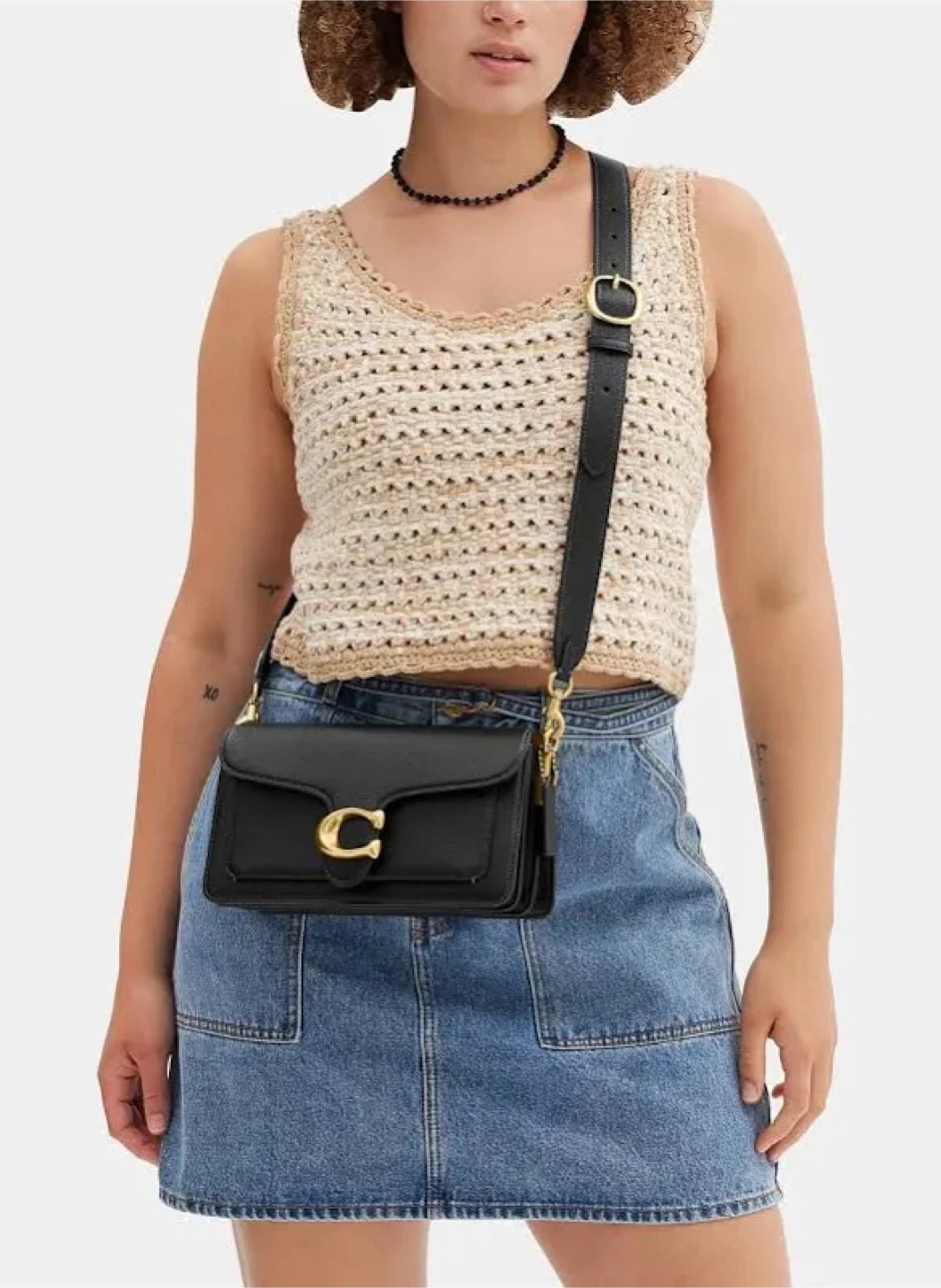 New Coach Tabby 26Black Leather Shoulder Bag - photo 4