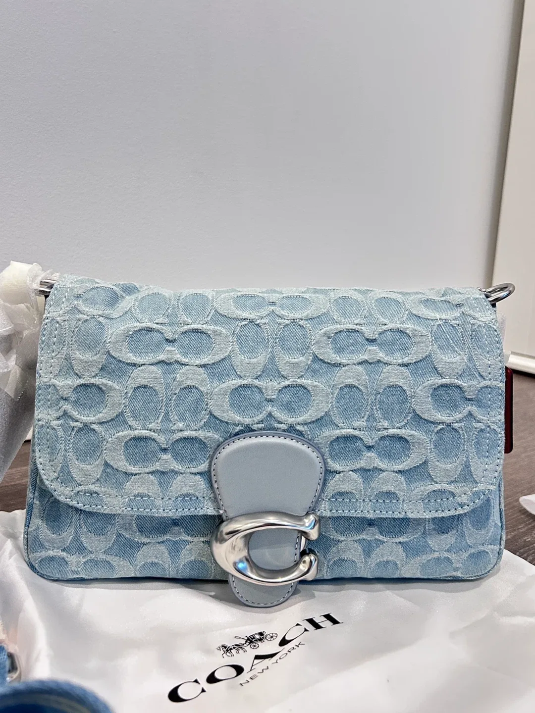 Coach retail collection Denim Soft Tabby thumbnail