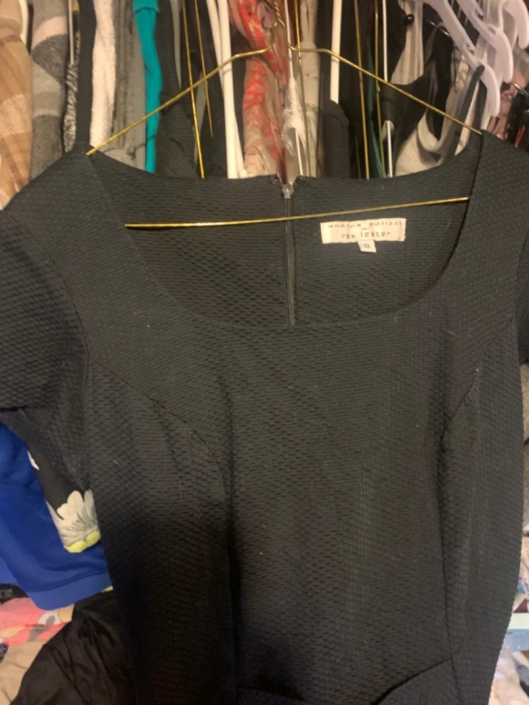 Andrea Polizzi for Rex Lester Little Black Dress - Size 8 image indicator(5)