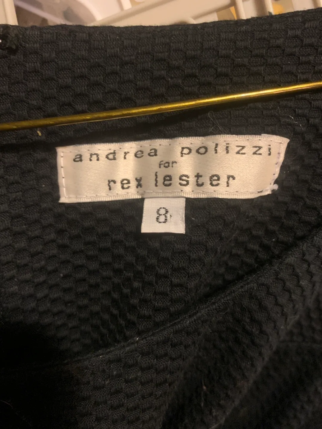 Andrea Polizzi for Rex Lester Little Black Dress - Size 8 image indicator(8)