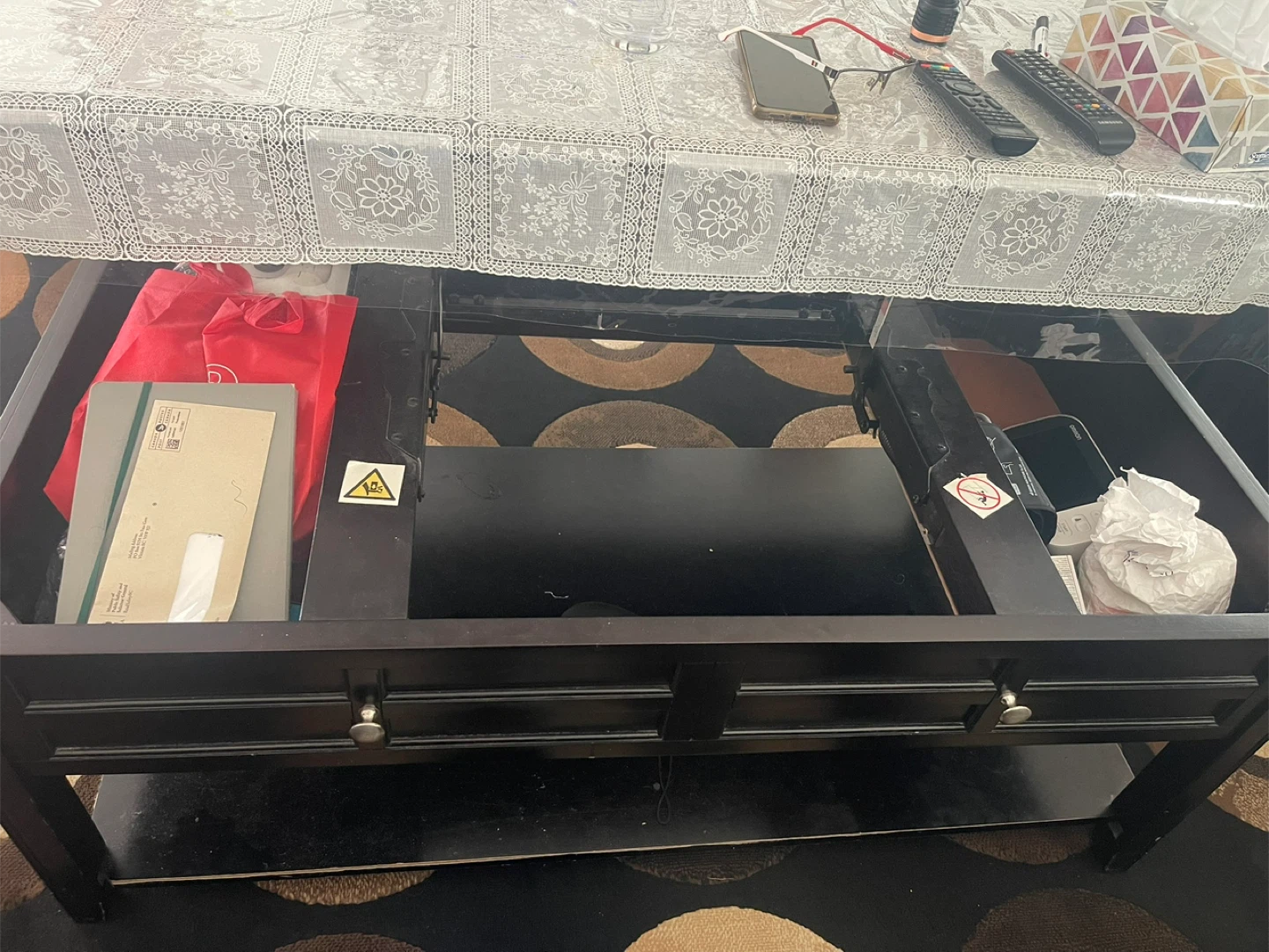 Dark Brown Coffee Table