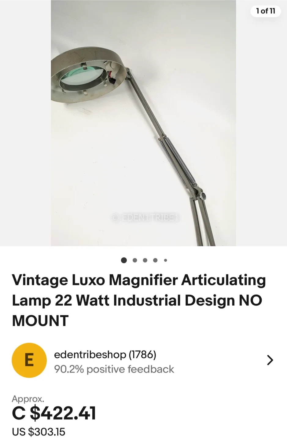 Luxo Magnifier Articulating Lamp 22 Watt image indicator(4)