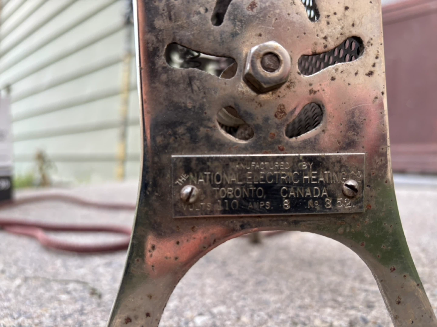 Vintage National Electric Heating Co. Heater