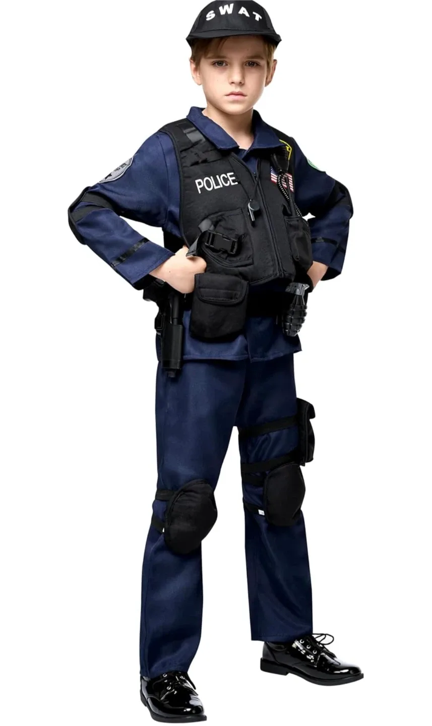 Spooktacular Creations SWAT Costume - XL (12-14) image indicator(4)