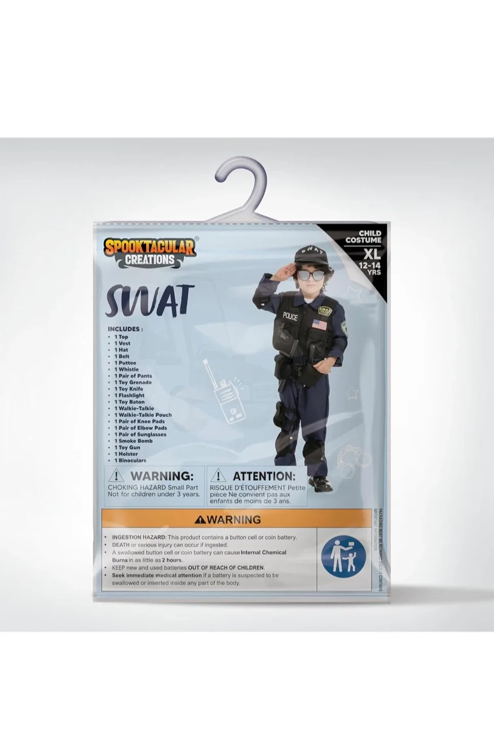 Spooktacular Creations SWAT Costume - XL (12-14) image indicator(2)