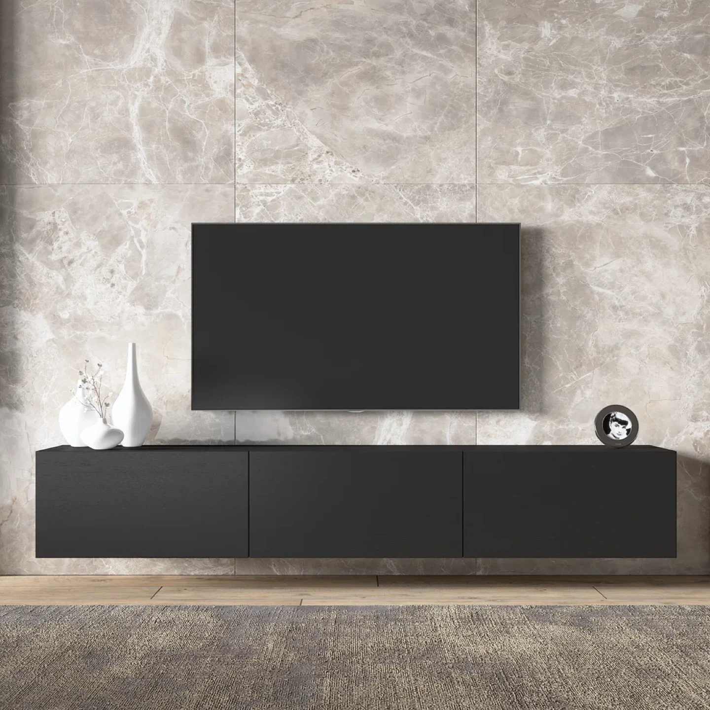 Black TV Stand