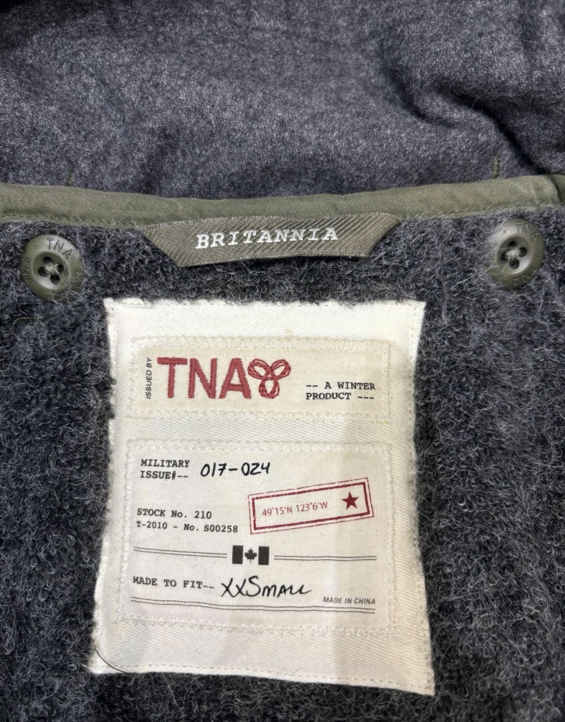 TNA Britannia Parka XXS - photo 3