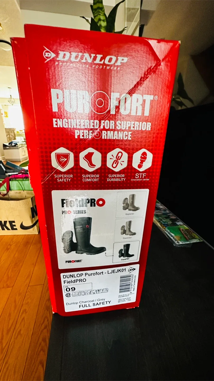Dunlop Purofort FieldPRO Steel Toe Work Boots - Size 9 image indicator(2)