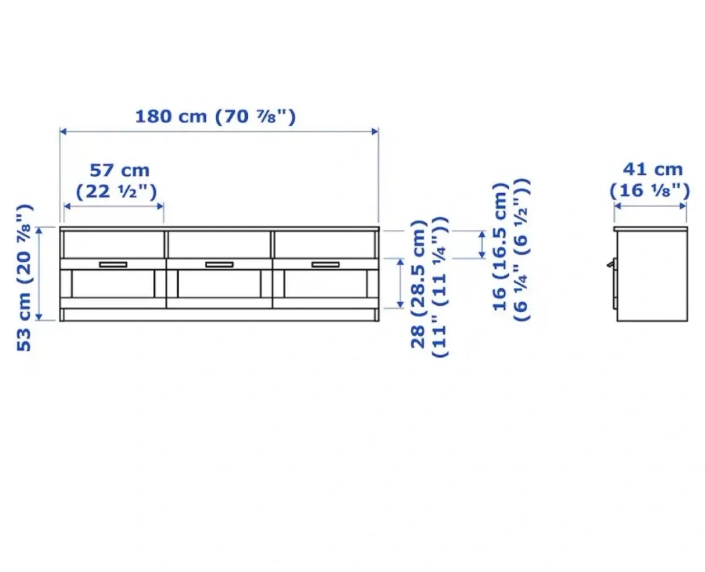 IKEA BRIMNES TV STAND 🚨Must Go!🚨– Only $80 (Retail- $199). image indicator(3)