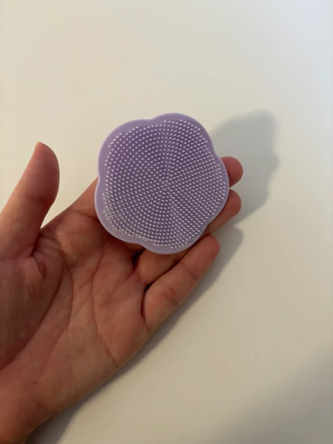 New Purple Silicone Baby Head Massager Scrubber thumbnail
