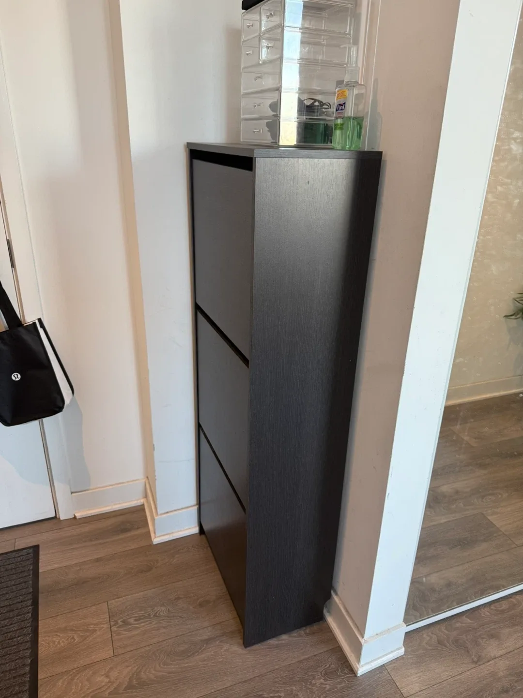 IKEA Bissa Shoe Cabinet - Black/Brown image indicator(3)