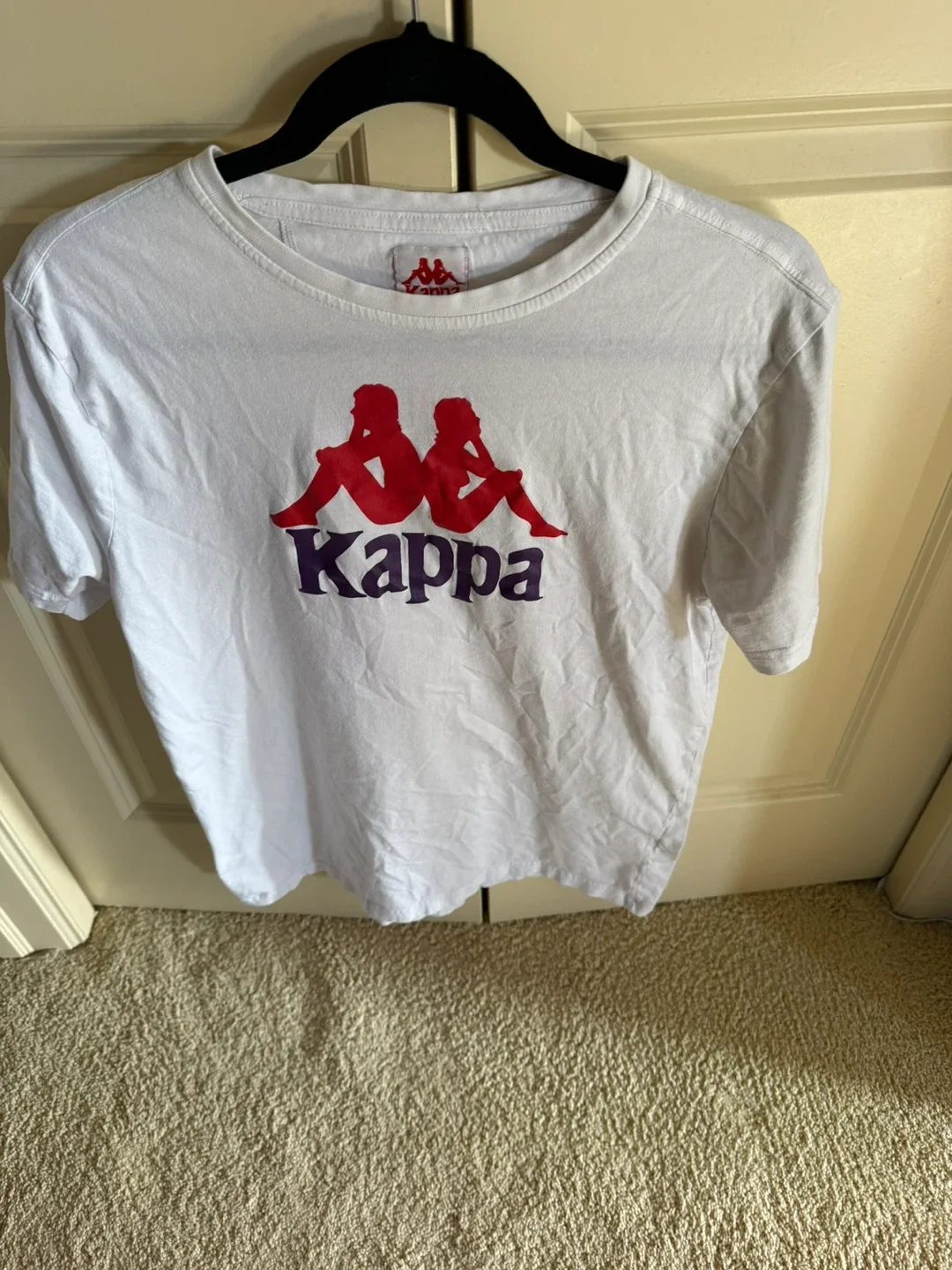 Kappa White T-Shirt - Size Large
