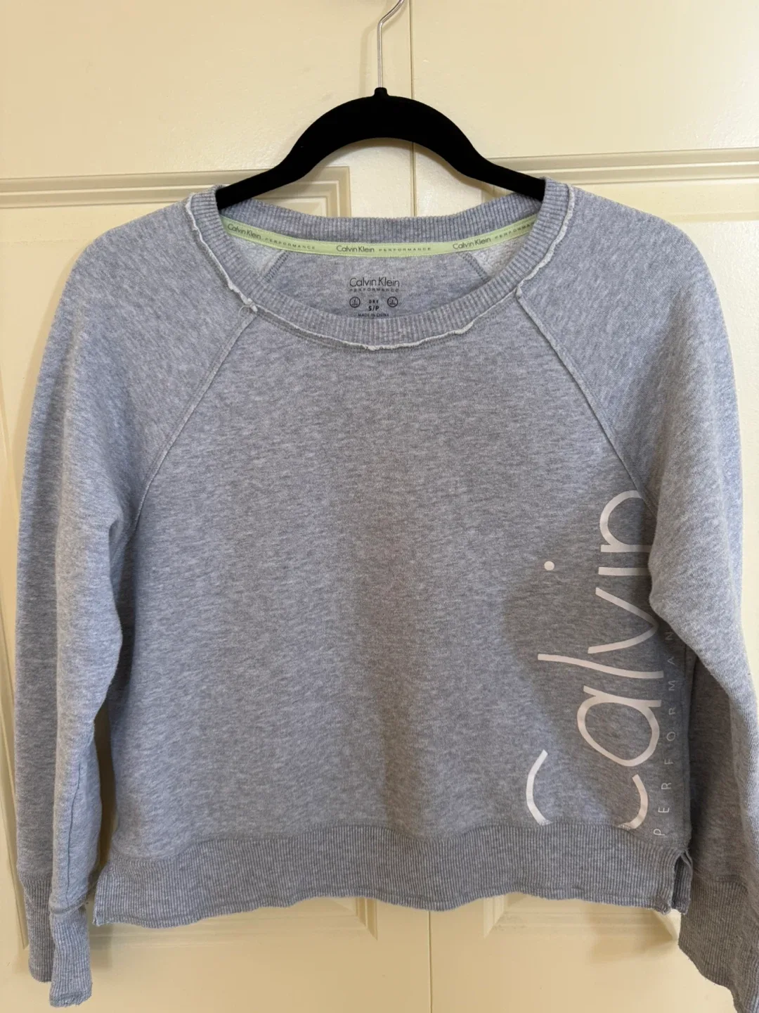 Calvin Klein Performance Grey Sweatshirt - Size XS