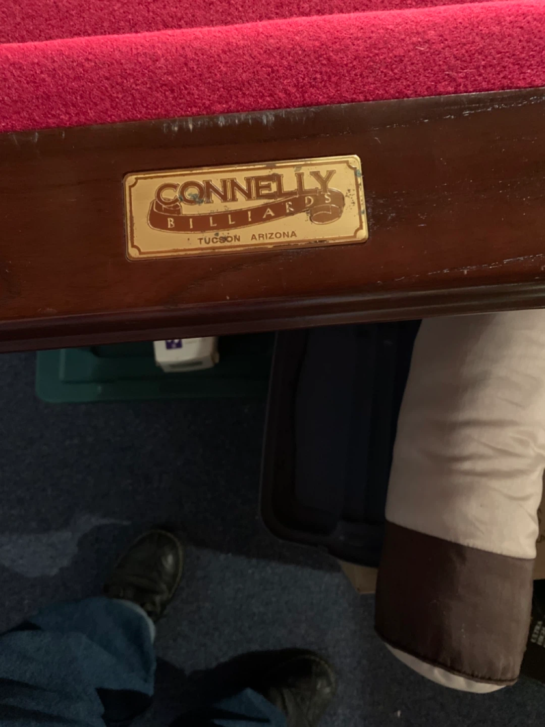 Connelly Billiards Pool Table - Red Felt - photo 3