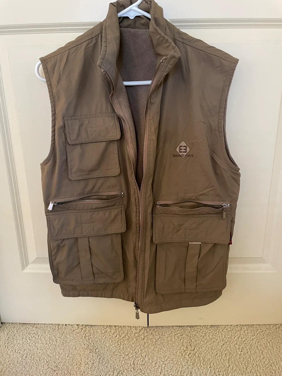 SIANG MAN Brown Utility Vest