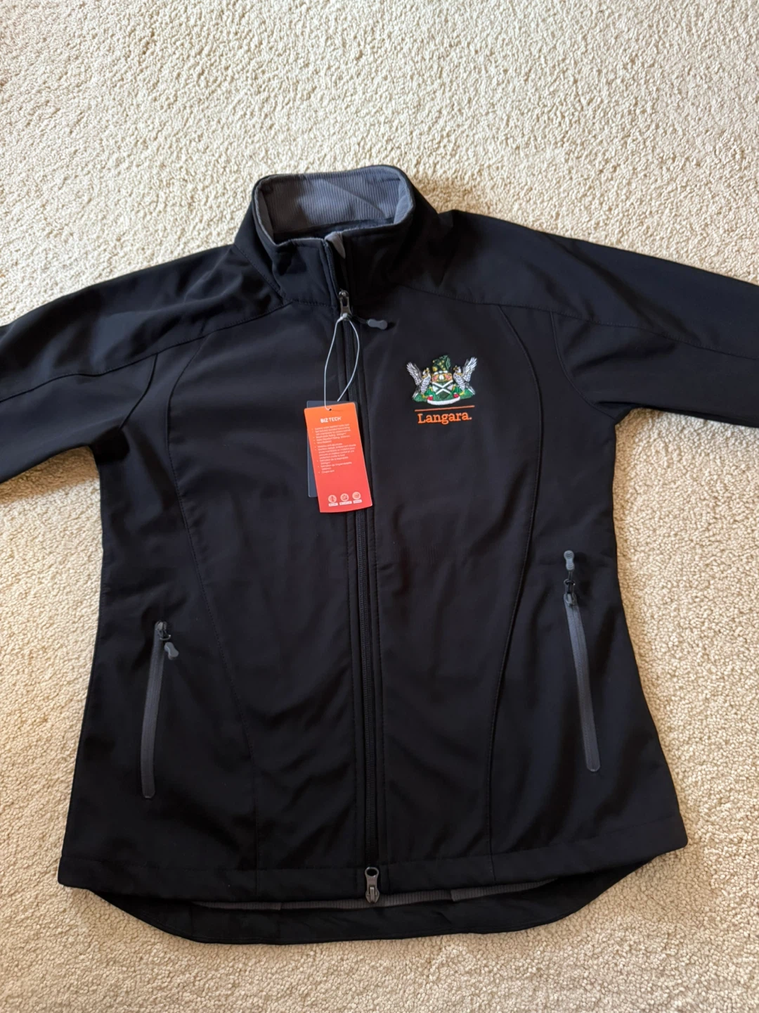Langara Biz Tech Black Graphite Jacket Size S