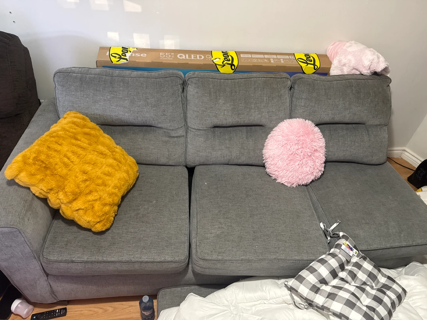 Yellow Throw Pillow