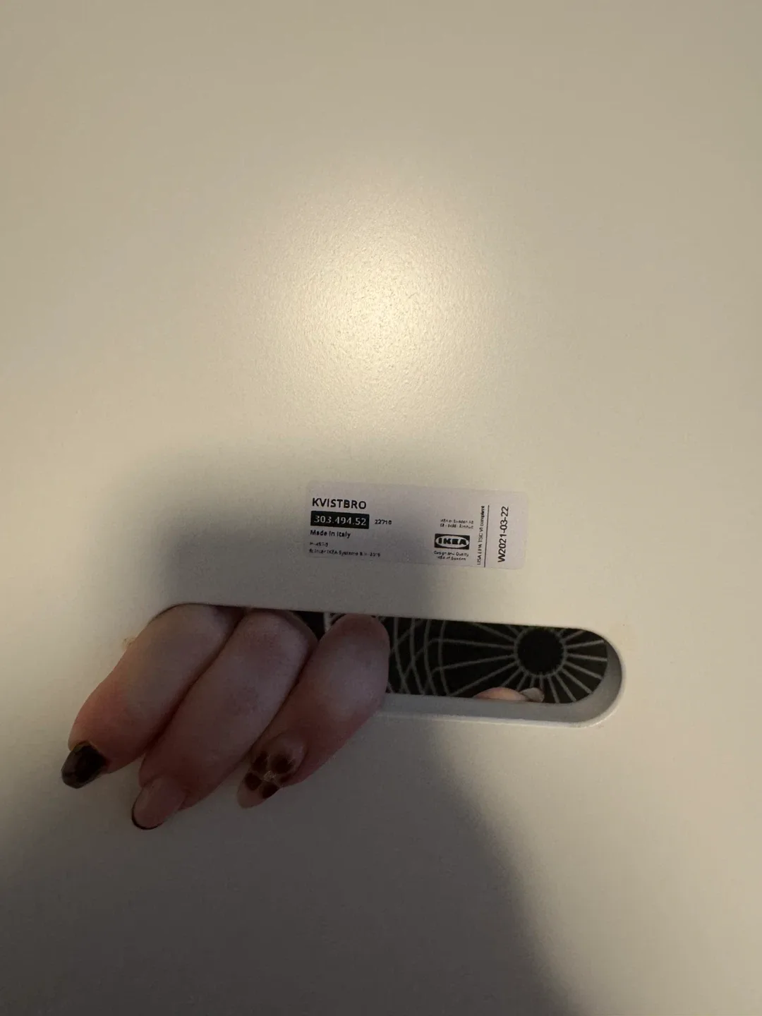 IKEA KVISTBRO White Storage Basket Table image indicator(3)