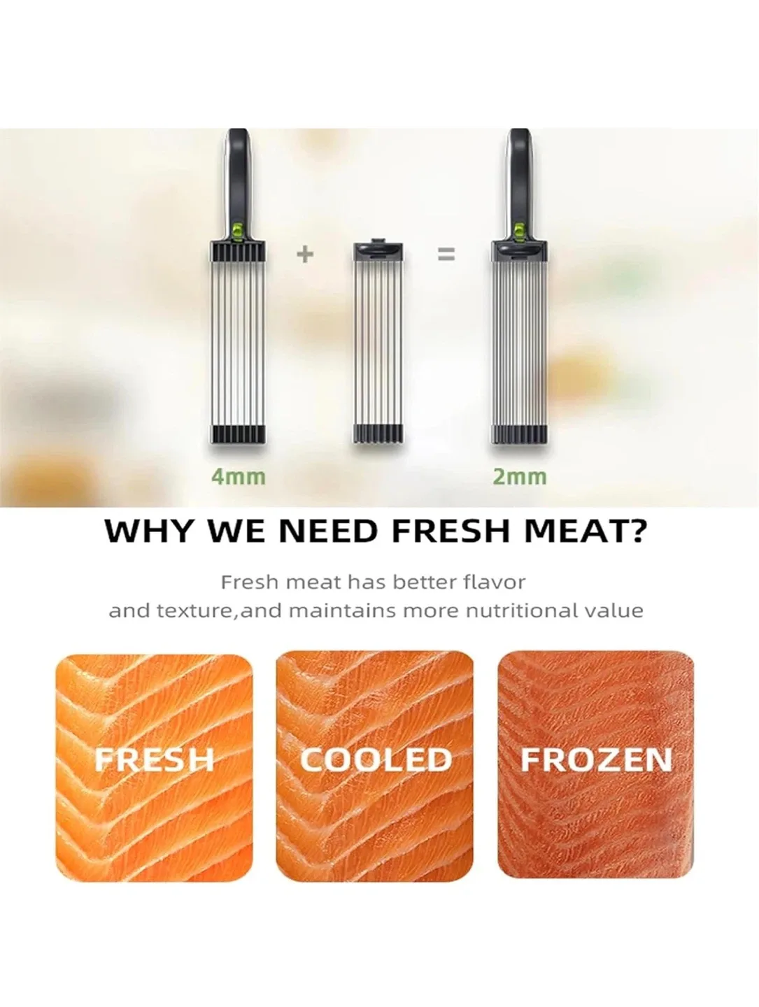 Fresh Meat Slicer - White image indicator(3)