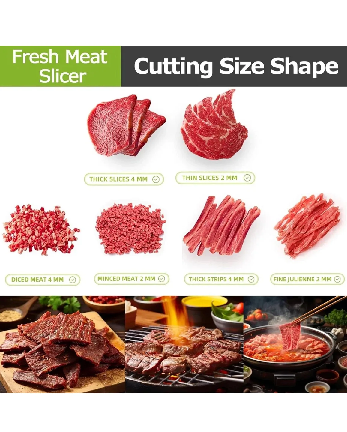 Fresh Meat Slicer - White image indicator(8)