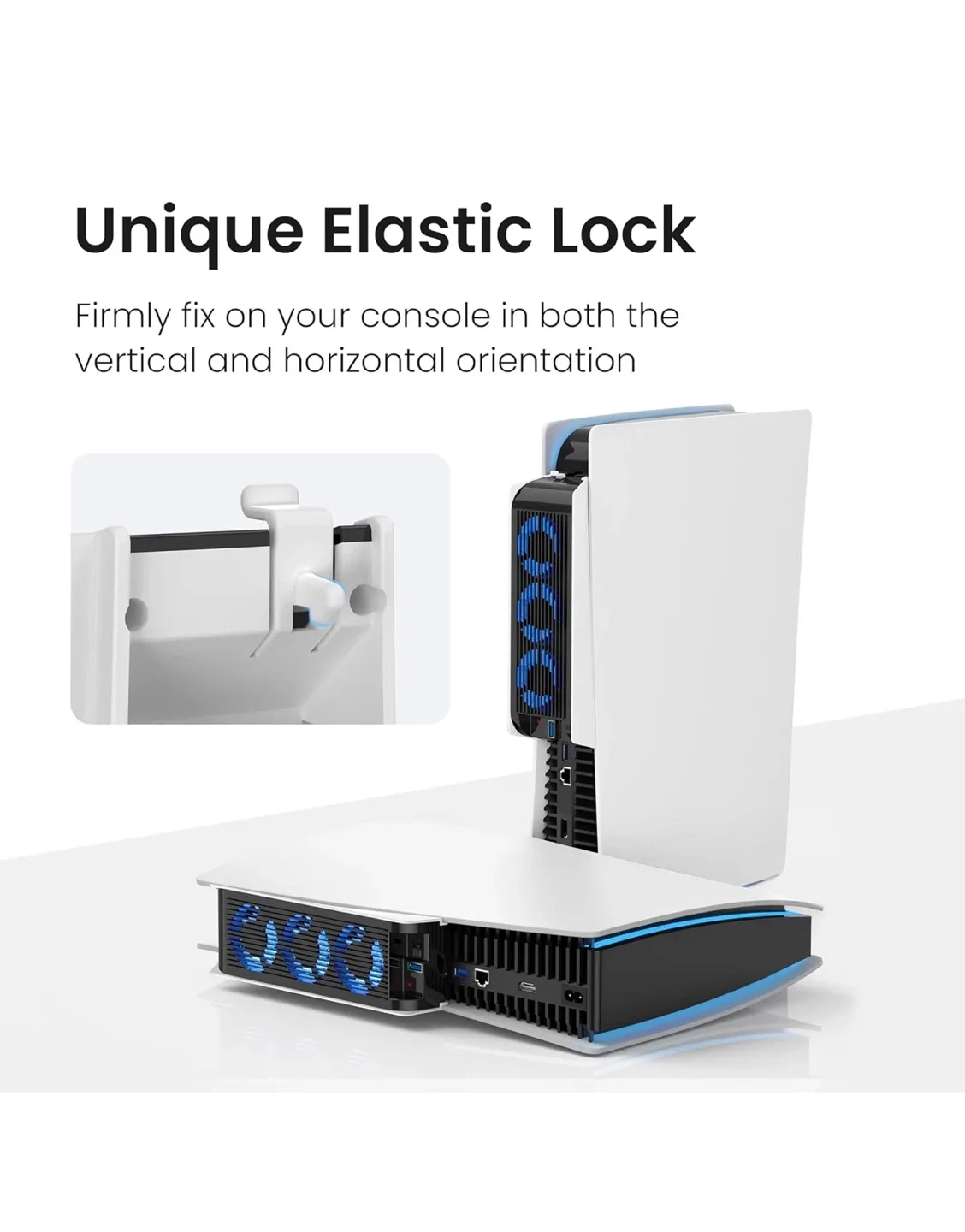 KIWIHOME PS5 Cooling Fan - Disc & Digital Edition image indicator(8)