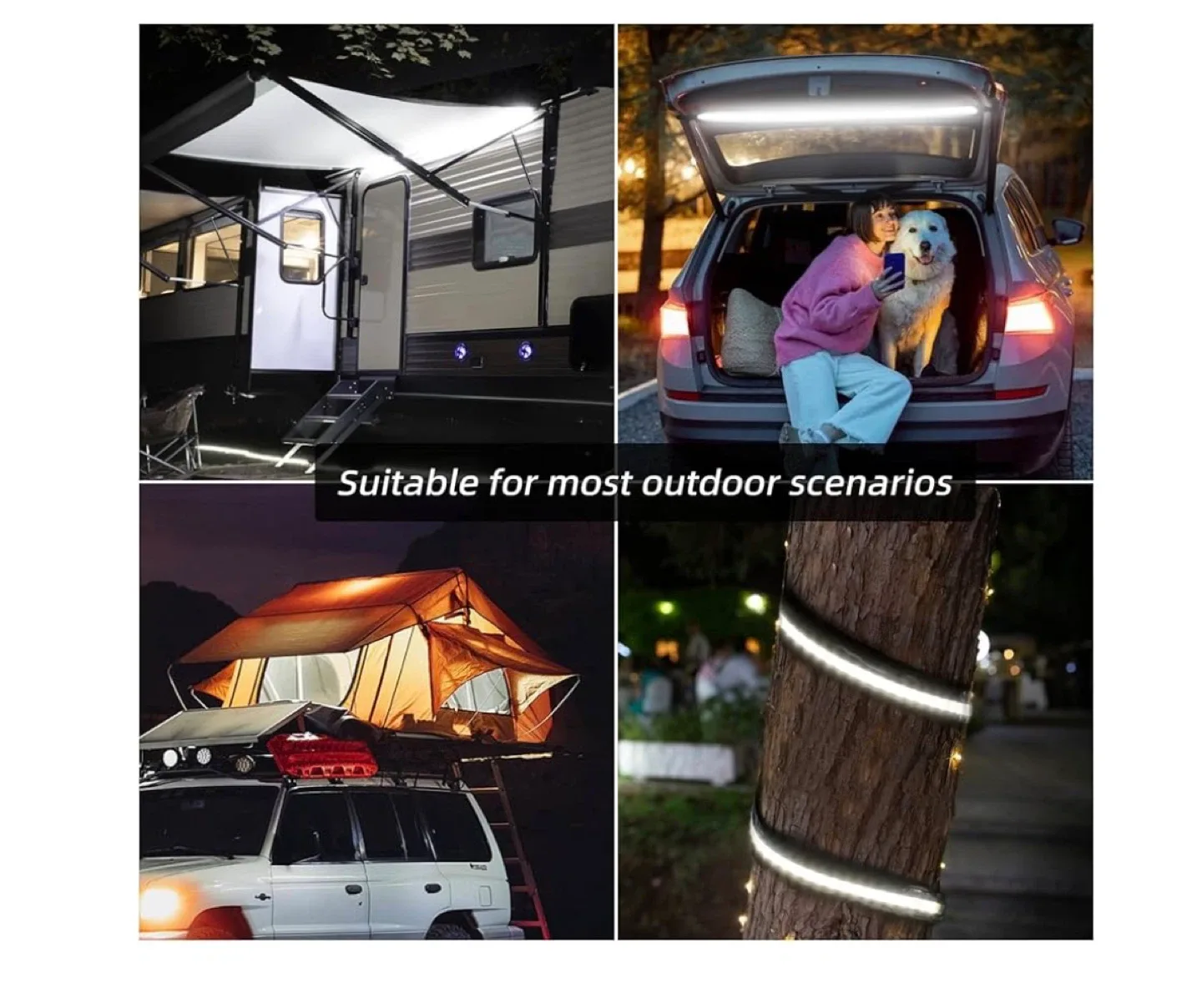 TopAutoGear 12V LED Strip Lights - Camping Lantern image indicator(8)