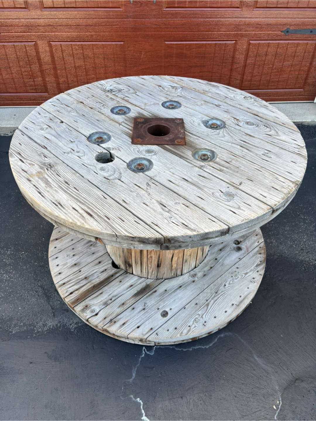 Giant wooden spool - photo 2