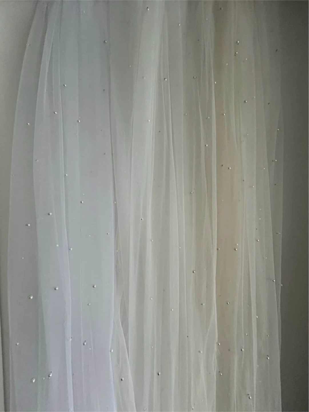 White Pearl Wedding Veil - photo 2