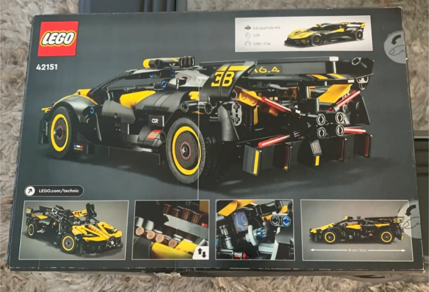 Brand new sealed Lego Bugatti bolide image indicator(4)