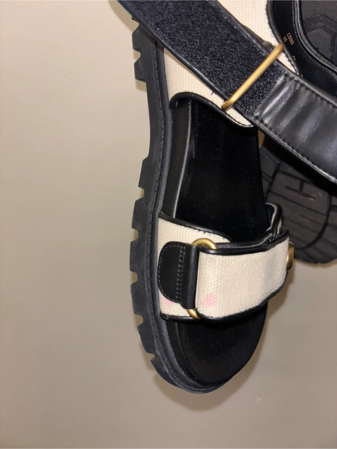 Coach Black & Cream Sandals image indicator(9)