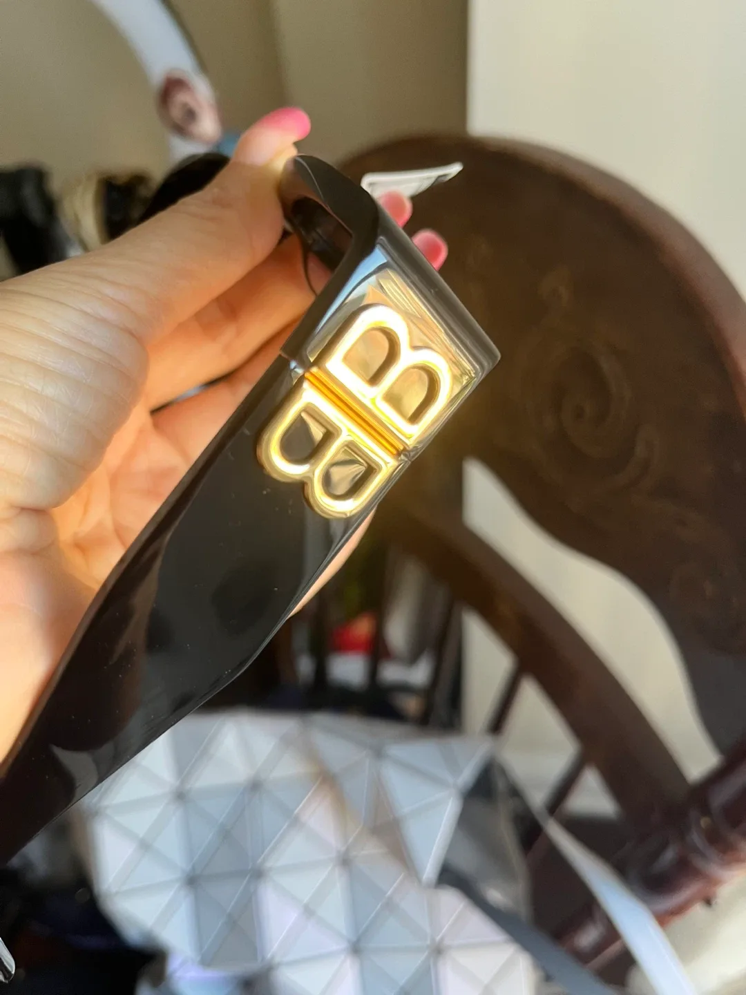 Balenciaga Sunglasses Black image indicator(3)