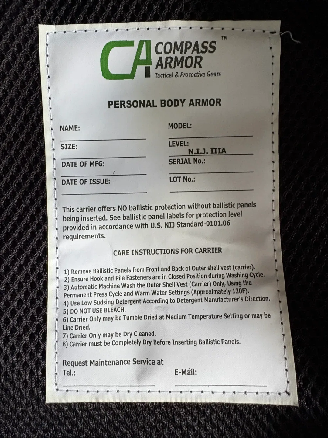 Compass Armor Tactical Vests - Protective Gear image indicator(3)