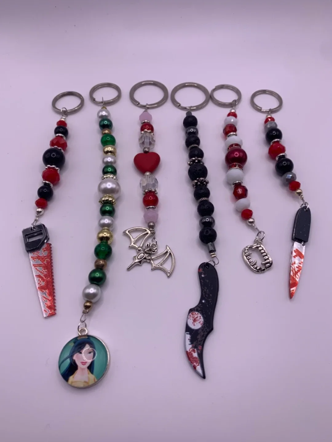 Handmade Halloween-themed Earrings & Keychains image indicator(2)