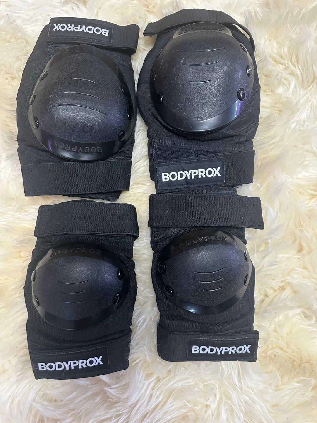Bodyprox Knee and Elbow Protective Pads - Black