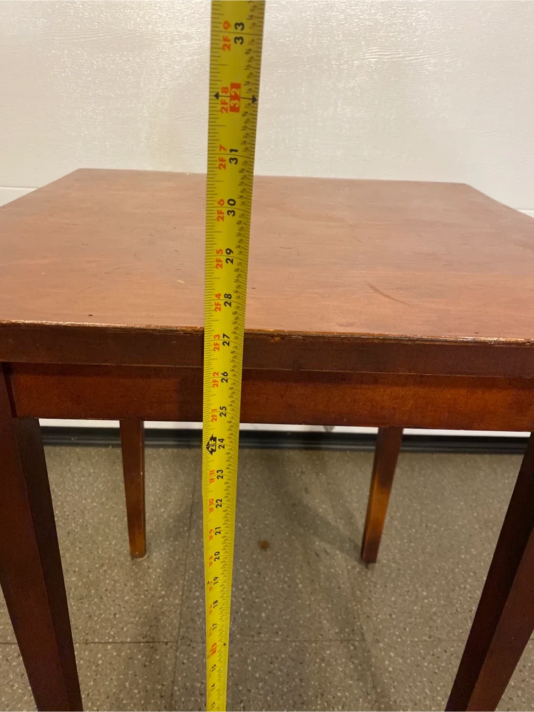 Small Brown Wooden Side Table image indicator(2)