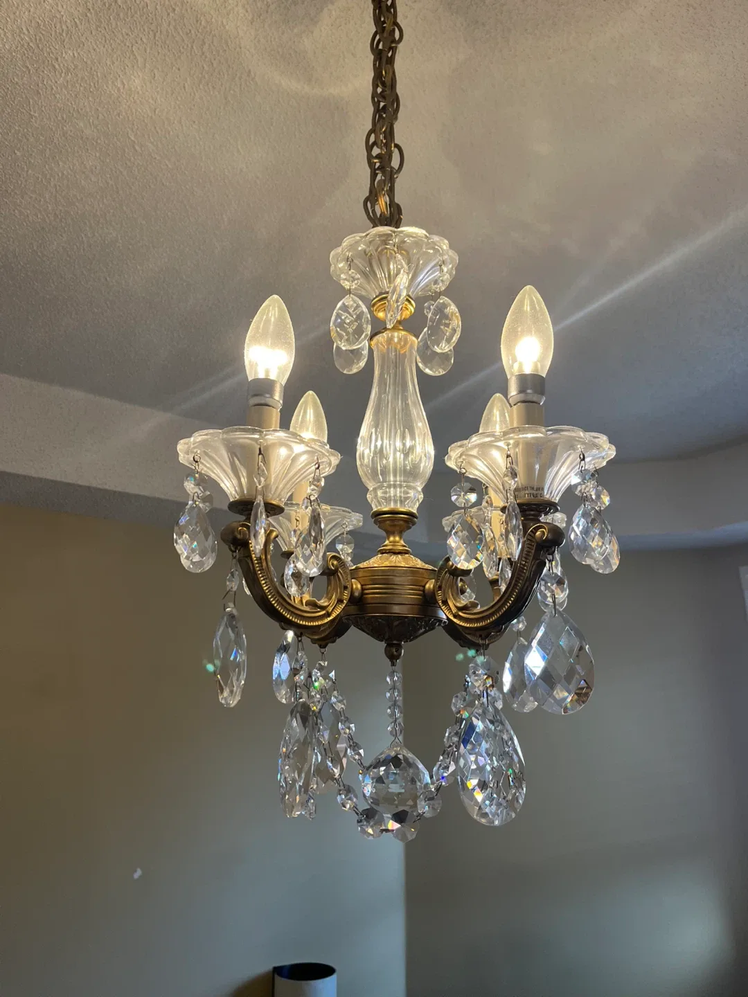 Vintage Style Crystal Chandelier
