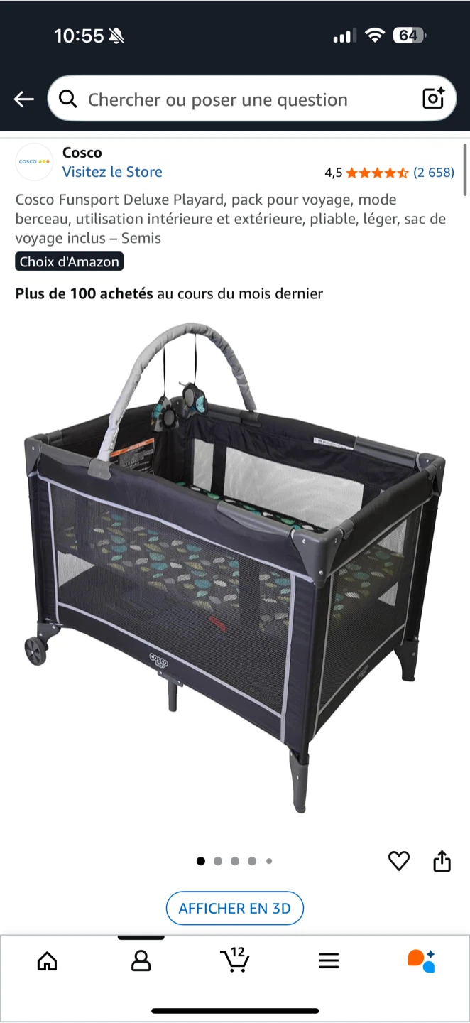 Cosco FunSport Deluxe Playard