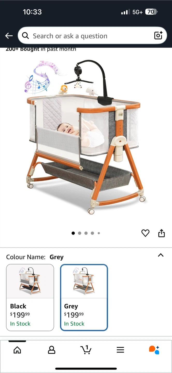bassinet + bouncer for free