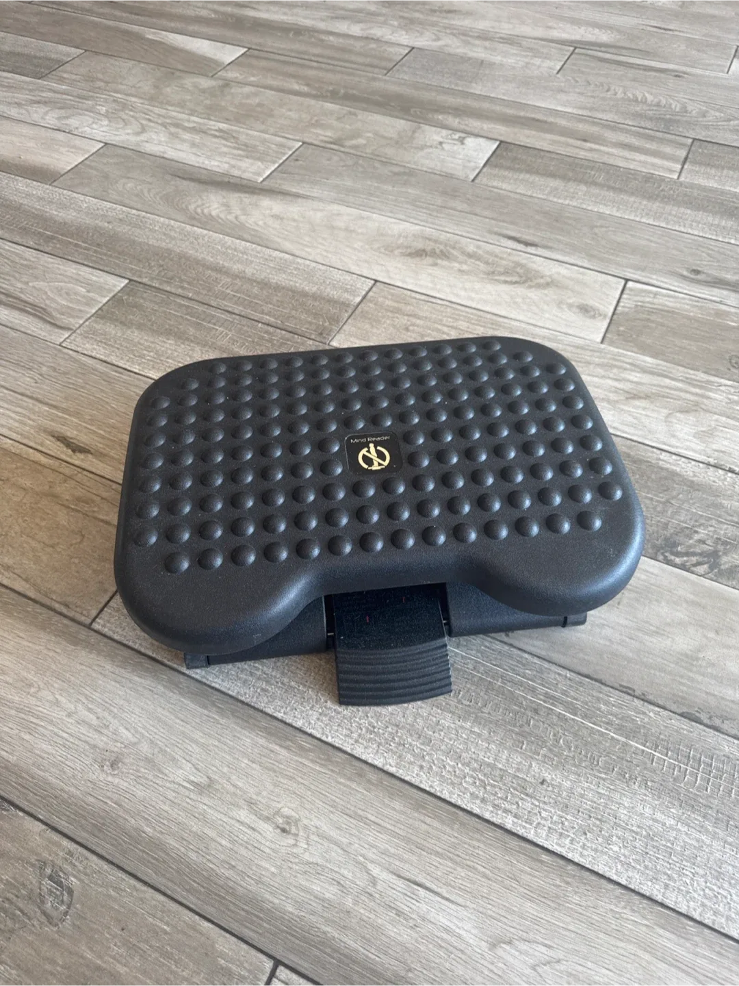 Mind Reader Adjustable Foot Rest - Black thumbnail