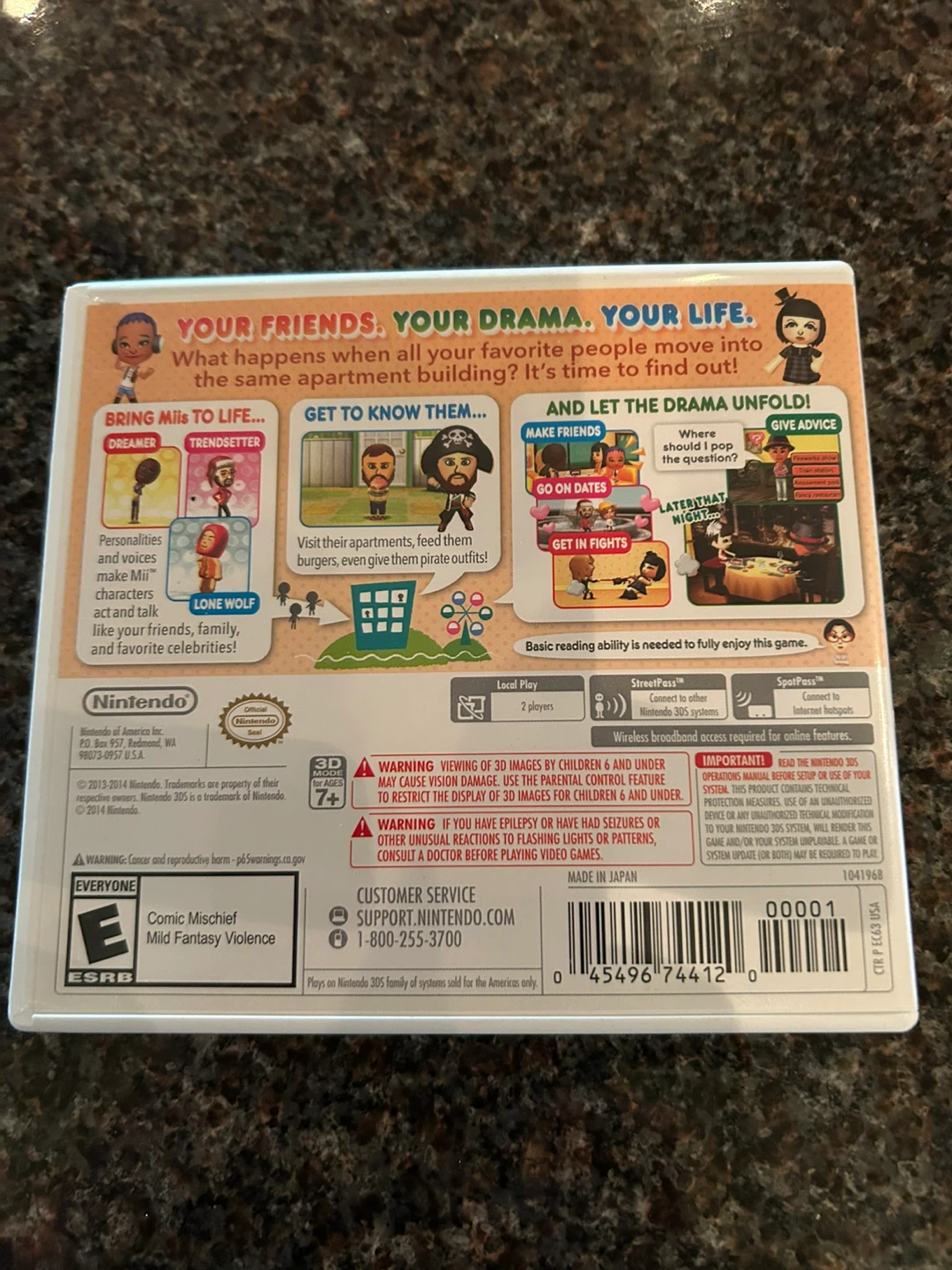 Nintendo 3DS Tomodachi Life Game - photo 2